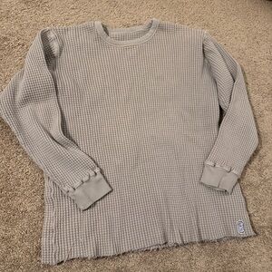 Standard Issue Thermal sweater concrete gray knit crewneck